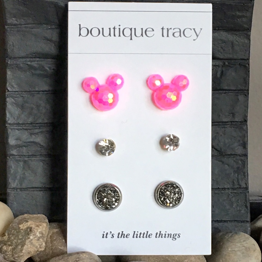 Trio Dainty Earrings IT’S THE LITTLE THINGS Card